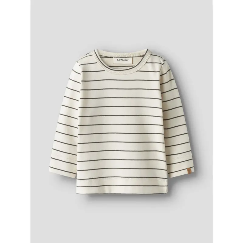 Lil'atelier Turtledove Nbmgeo Lim Ls Slim Top Lil 3