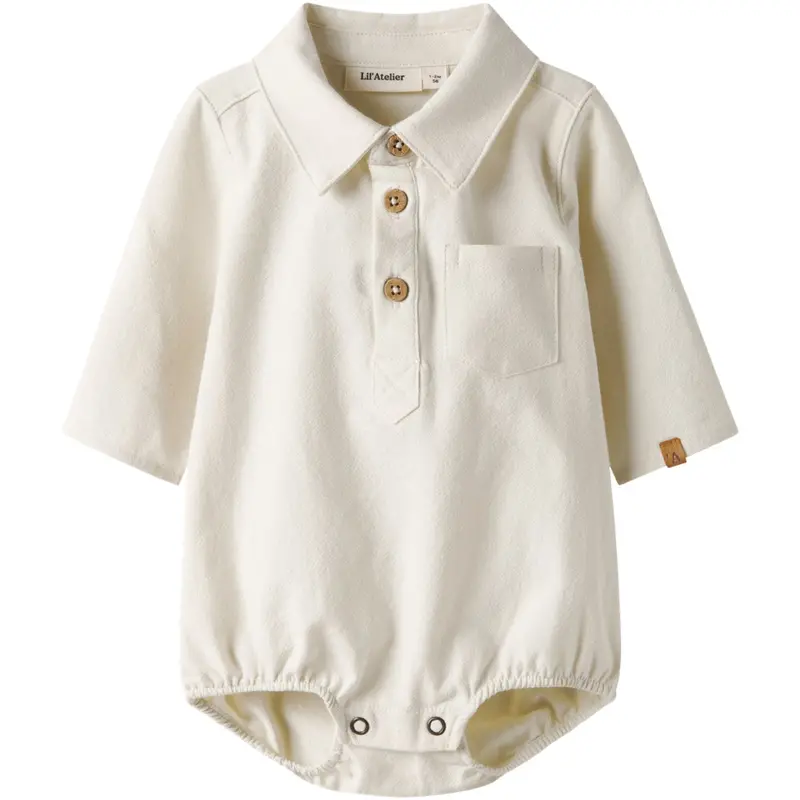 Lil'atelier Turtledove Nbmhadam Ls Body Shirt Lil 1