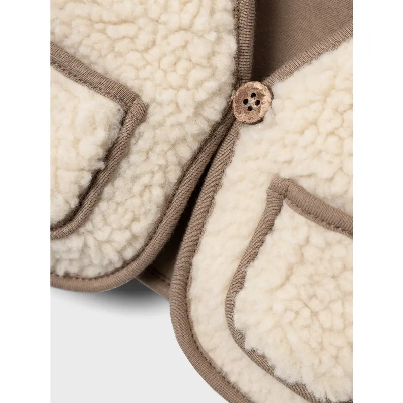 Lil'atelier Turtledove Nbmjono Rlx Sherpa Vest Lil 2