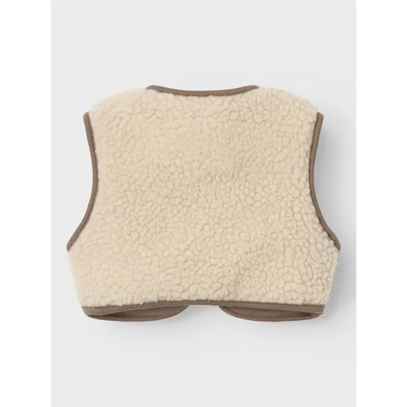 Lil'atelier Turtledove Nbmjono Rlx Sherpa Vest Lil 3
