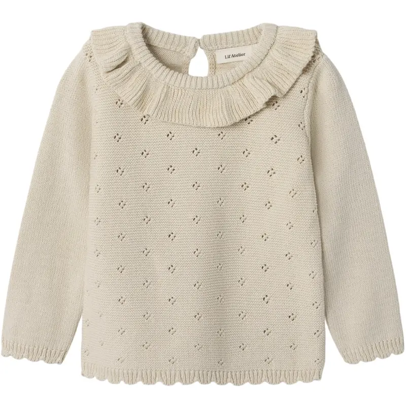 Lil'atelier Turtledove Nmflaguna Ls Knit Lil Noos 1