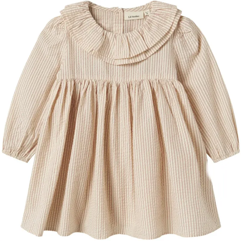 Lil'atelier Turtledove Nmflucia Ls Dress Lil 1