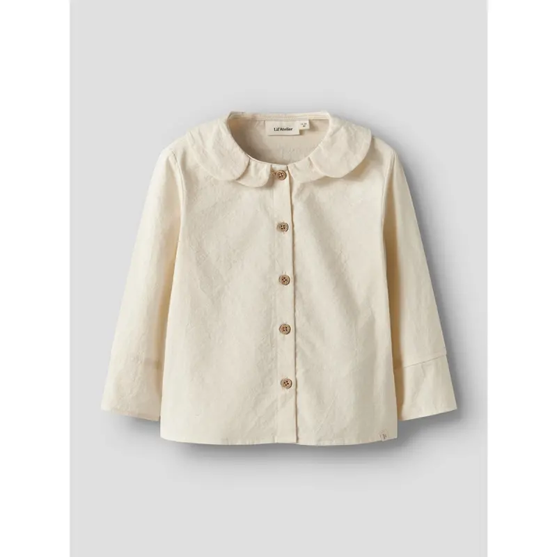 Lil'atelier Turtledove Nmfrosito Ls Loose Shirt Lil 3