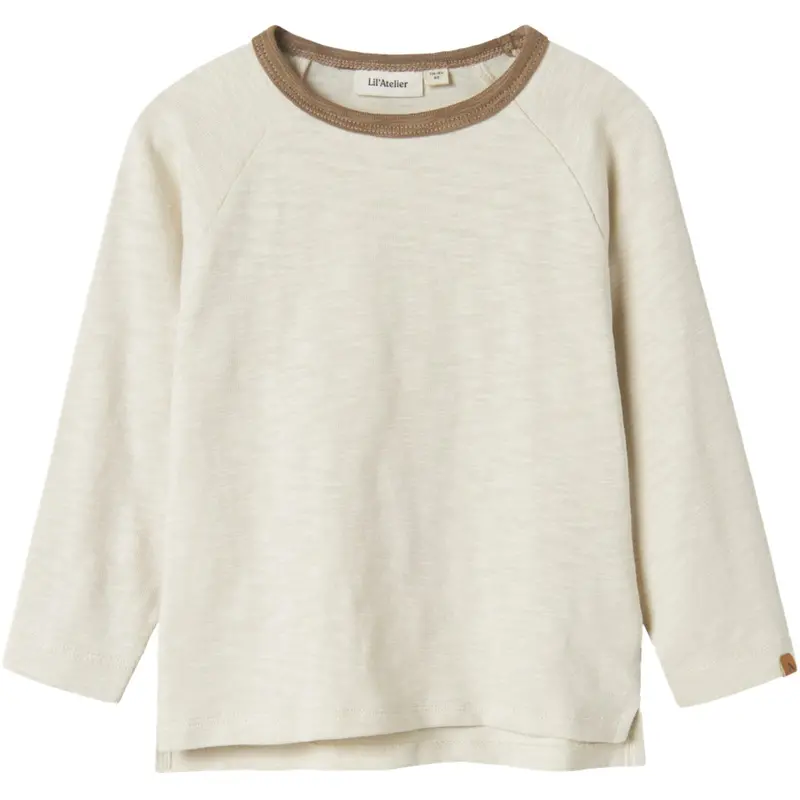 Lil'atelier Turtledove Nmmorville Ls Loose Top Lil 1