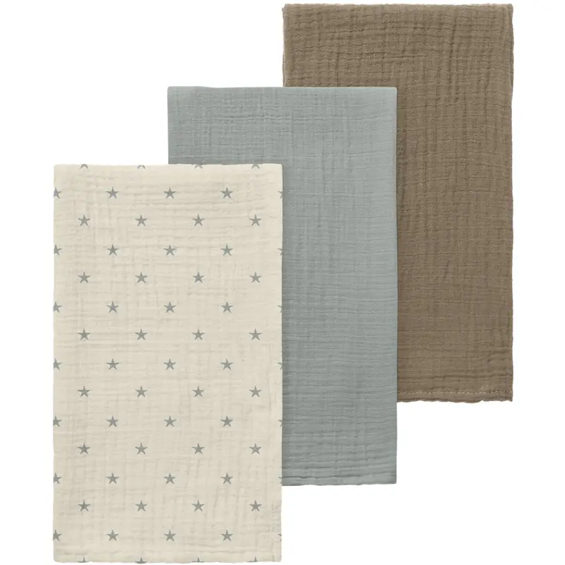 Lil'atelier Turtledove Pigeon/Sepia Tint Nbnfergie 3Pack Nappies Lil 1