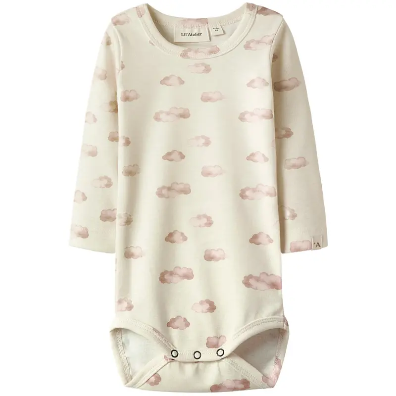 Lil'atelier Turtledove Pink Cloud Nbnlayo Kim Ls Slim Body Lil Noos 1