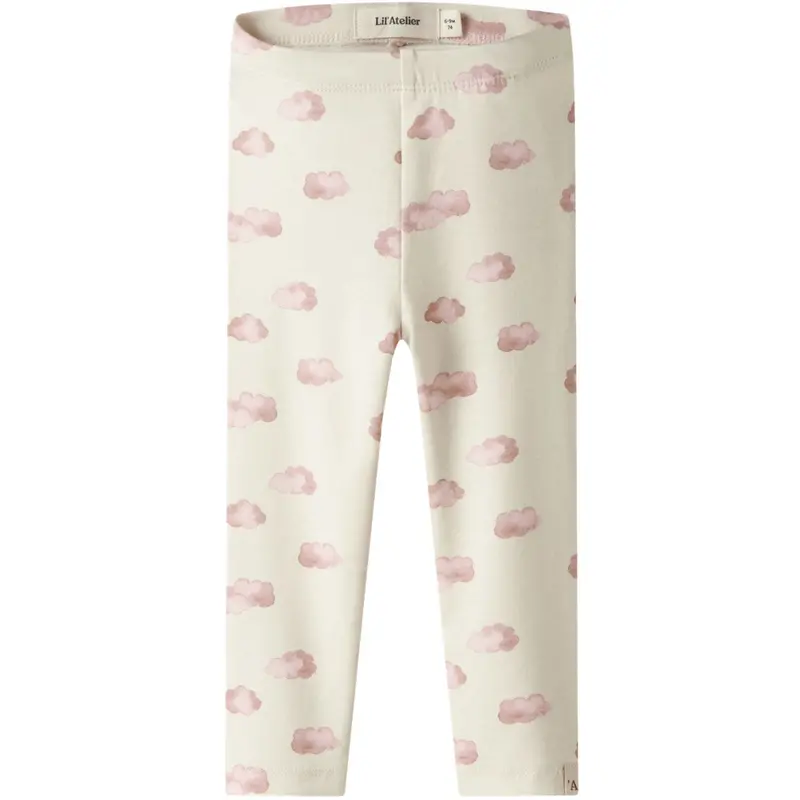 Lil'atelier Turtledove Pink Cloud Nbnlayo Kim Slim Leggings Lil Noos 1