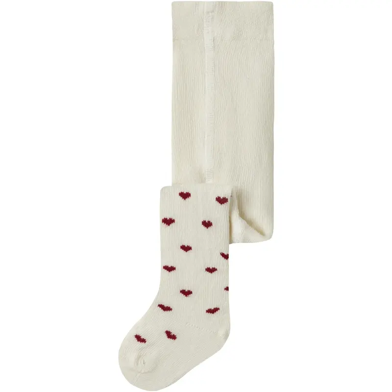 Lil'atelier Turtledove Red Hearts Nbfreba Len Tights Lil 1