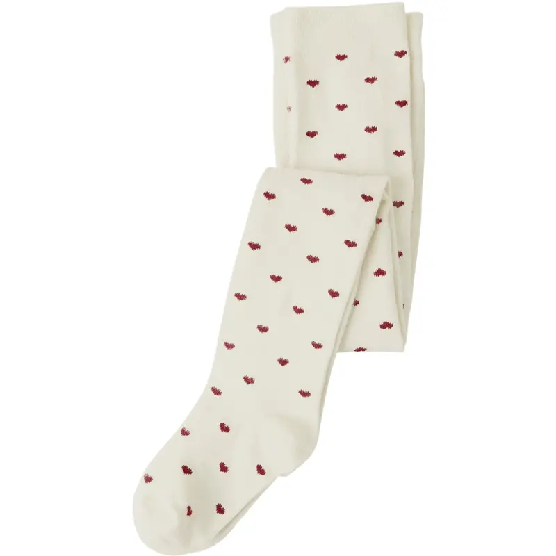 Lil'atelier Turtledove Red Hearts Nmfreba Len Tights Lil 1