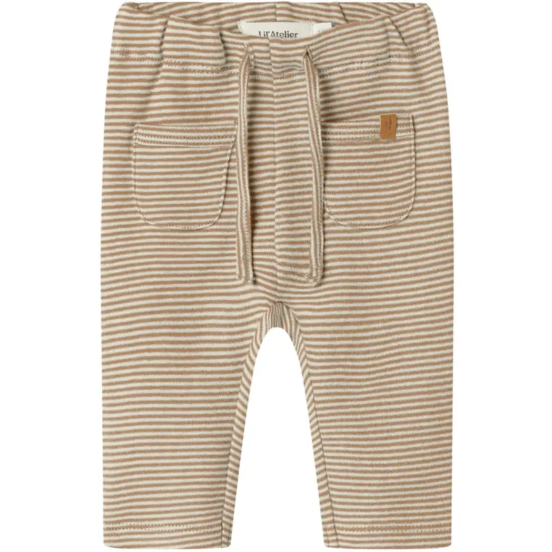 Lil'atelier Turtledove Sepia Tint Nbmohio Loose Pant Lil 1