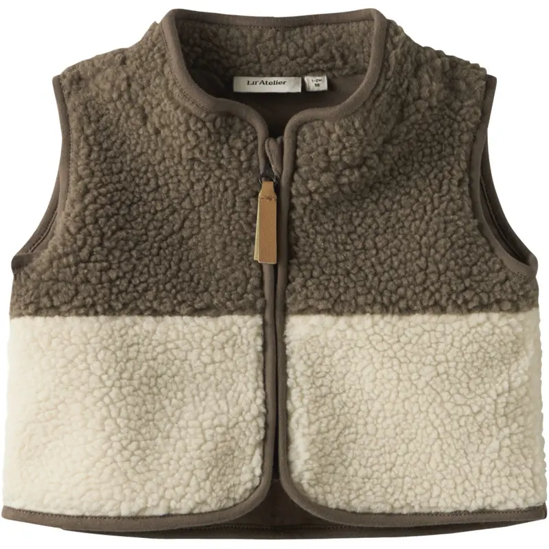 Lil'atelier Turtledove Shitake Nbmlajo Loose Vest Lil 1