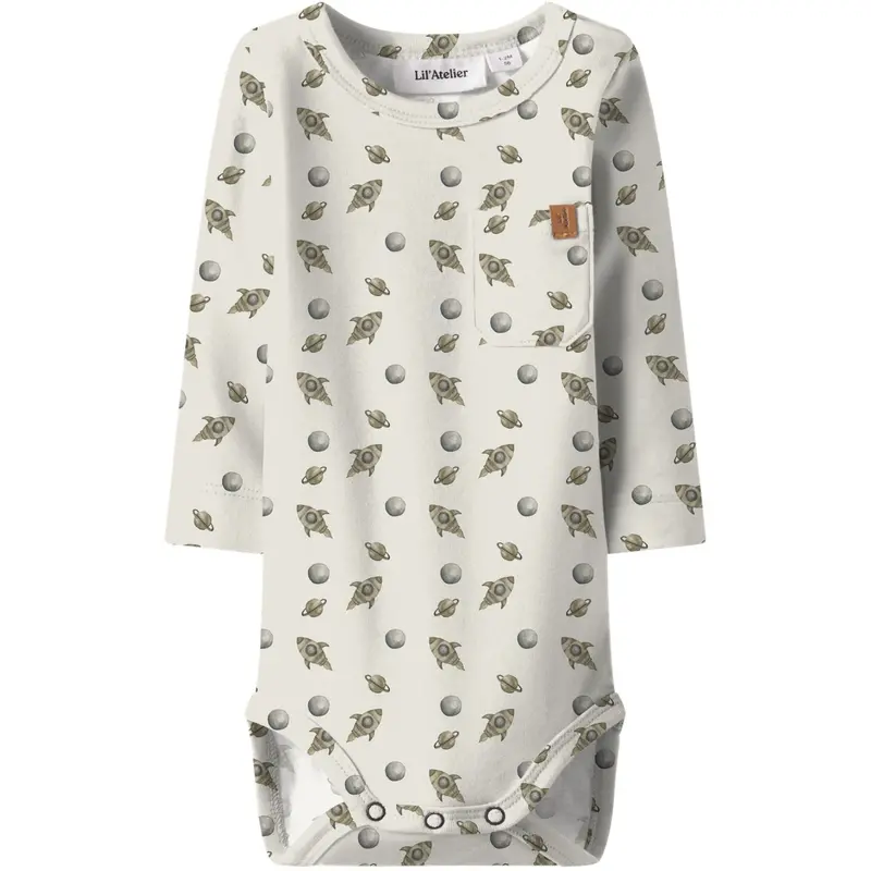 Lil'atelier Turtledove Space Nbmlayo Geo Ls Slim Body Lil 1