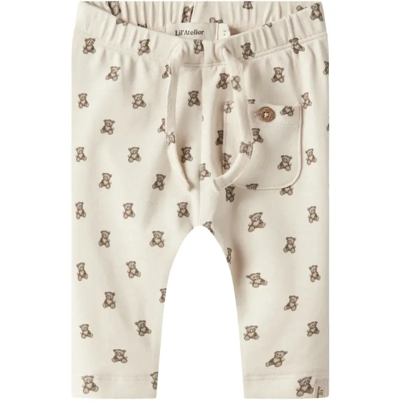 Lil'atelier Turtledove Teddybear Nbngayo Eli Reg Pant Lil Noos 1