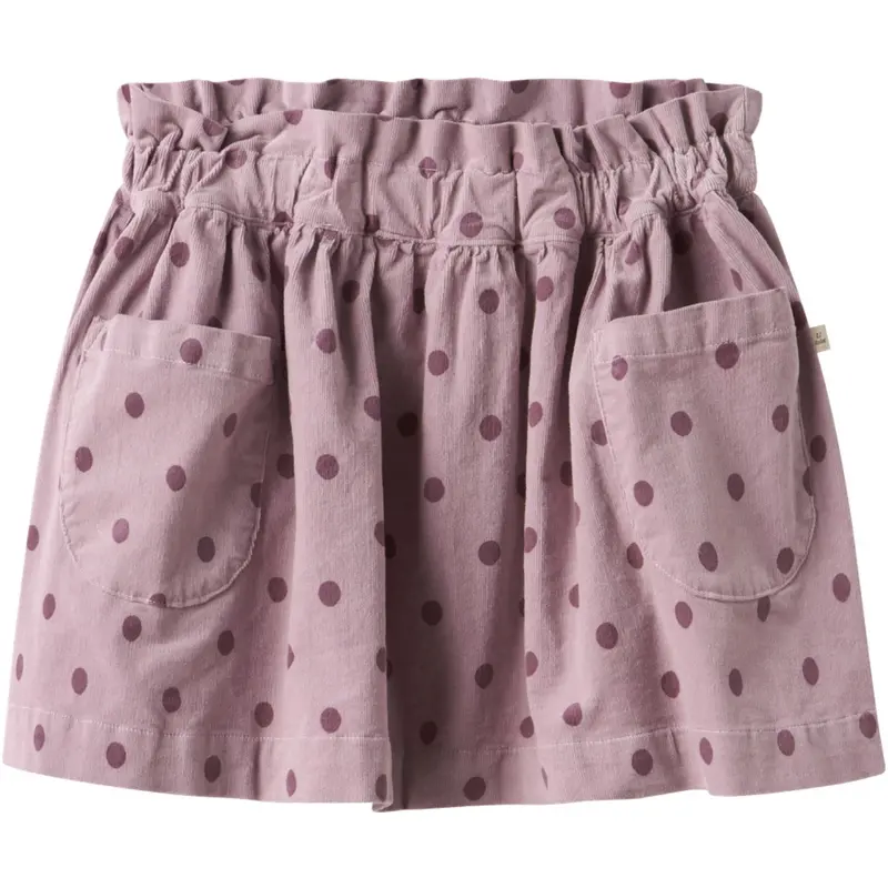 Lil'atelier Violet Ice Dots Nmfsomba Loose Cord Skirt 7766-So S Lil 1