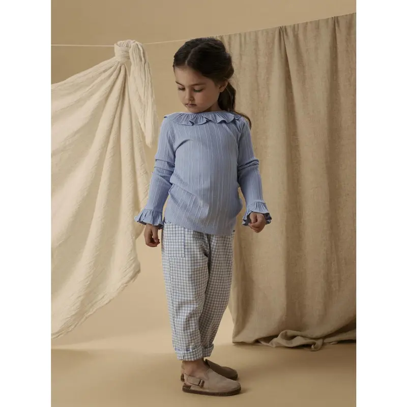 Lil'atelier Zen Blue Nmftallula Loose Pants Lil 2