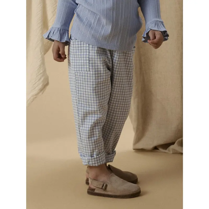 Lil'atelier Zen Blue Nmftallula Loose Pants Lil 3