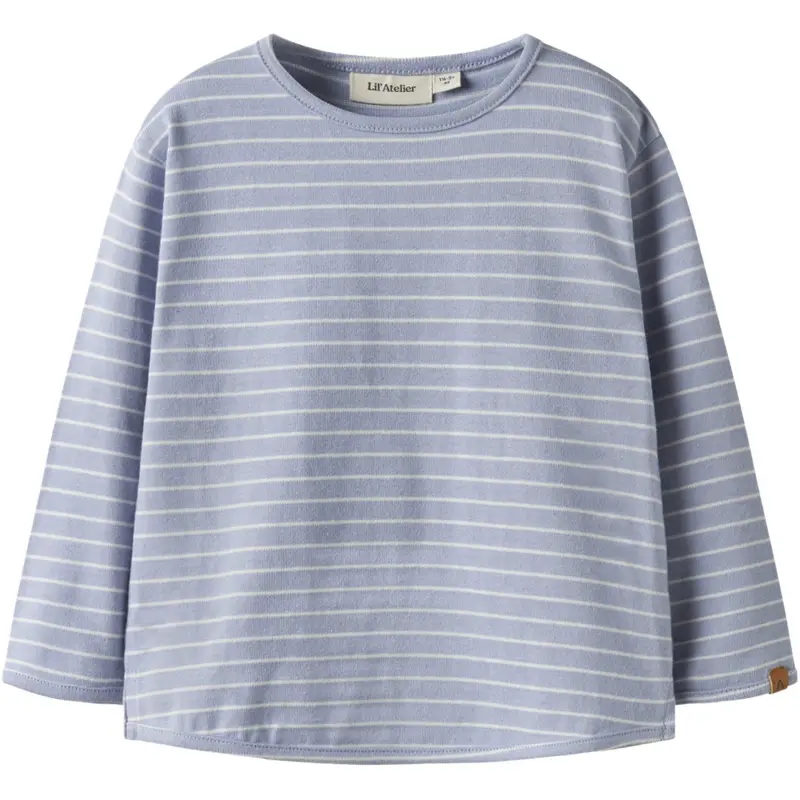 Lil'atelier Zen Blue Nmmbaja Ls Loose Top Lil 1