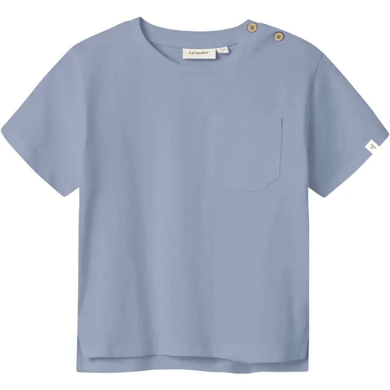 Lil'atelier Zen Blue Nmmdolan Ss Loose Top Lil Noos 1
