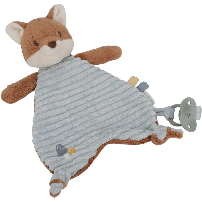 Little Dutch Forest Friends Blue Cuddle Cloth Fox 1
