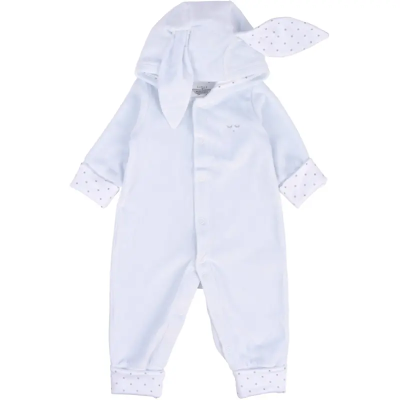 Livly Light Blue Plush Bunny Overall 1