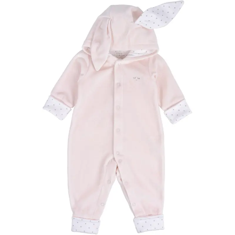 Livly Pink Plush Bunny Overall 1