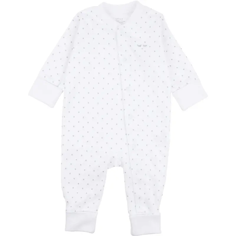 Livly White Saturday Overall 1