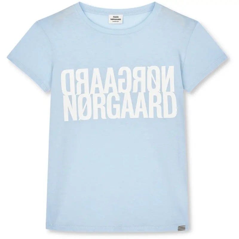 Mads Nørgaard Cashmere Blue Single Cotton Tuvina Tee 1