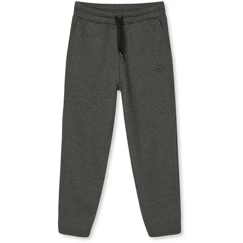 Mads Nørgaard Charcoal Melange Mix Sweat Phil Pants 1