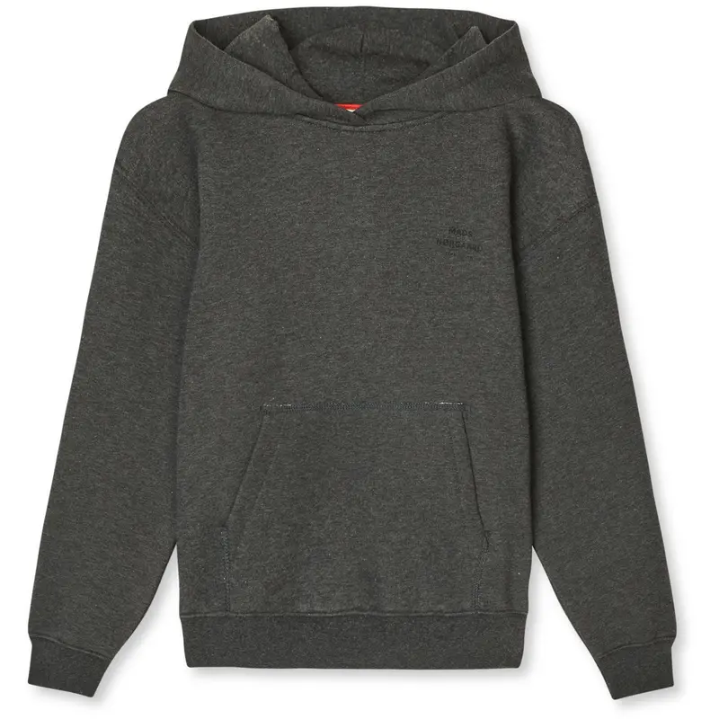 Mads Nørgaard Charcoal Melange Mix Sweat Sonan Hoodie 1