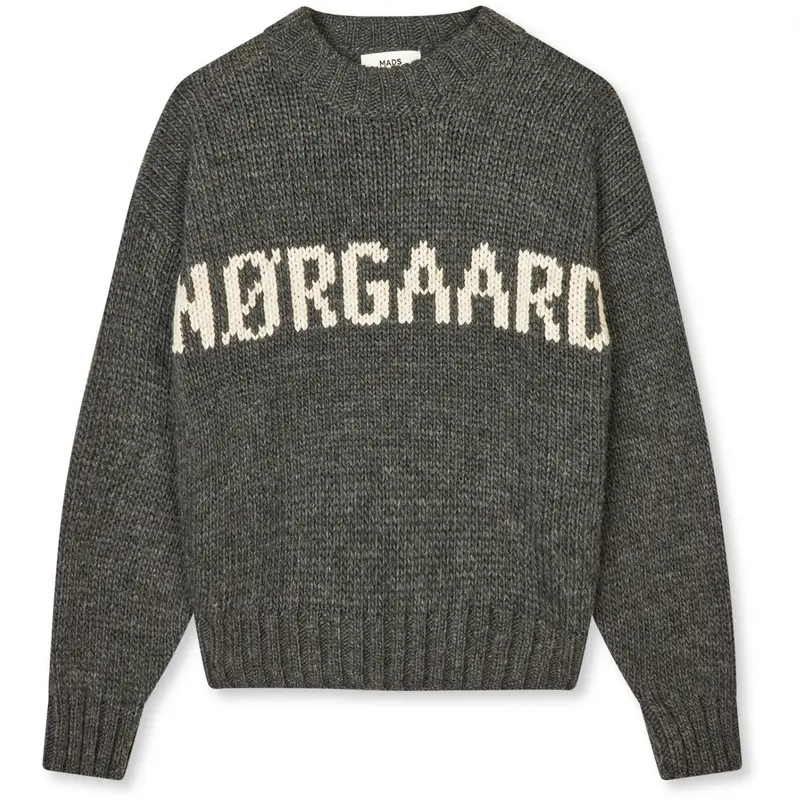 Mads Nørgaard Charcoal Melange/Nature Melang Crash Tilonina Sweater 1