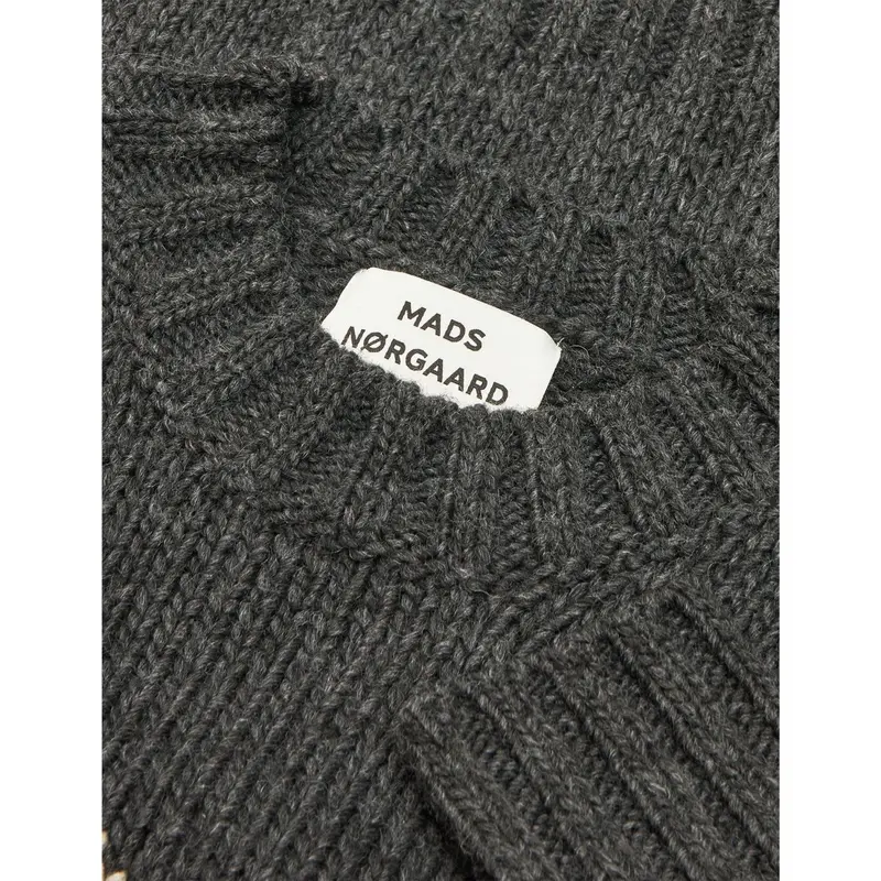 Mads Nørgaard Charcoal Melange/Nature Melang Crash Tilonina Sweater 2