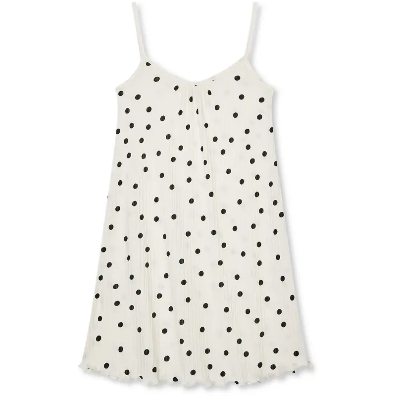 Mads Nørgaard Dot Aop Vanilla Ice Pointella Sigrid Dress Aop 1