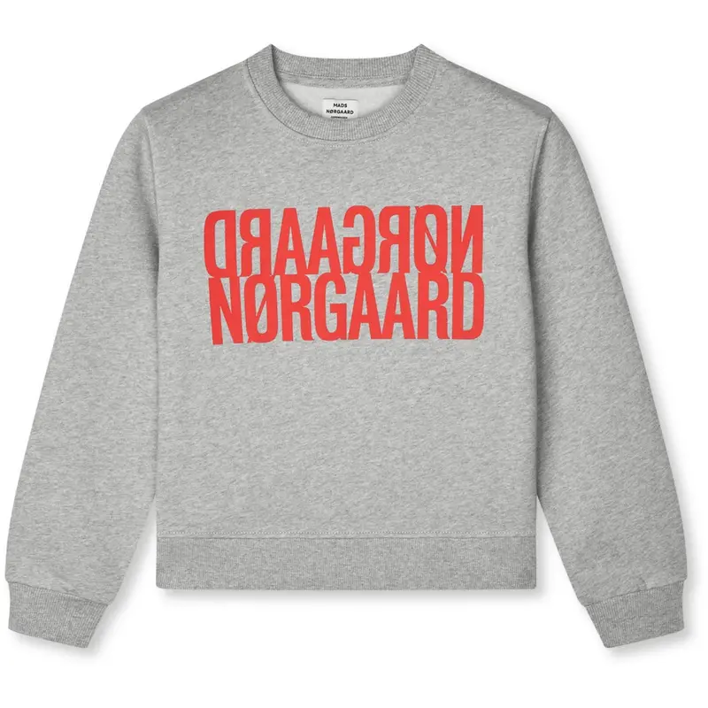 Mads Nørgaard Grey Melange Original Sweat Talinka Sweatshirt 1