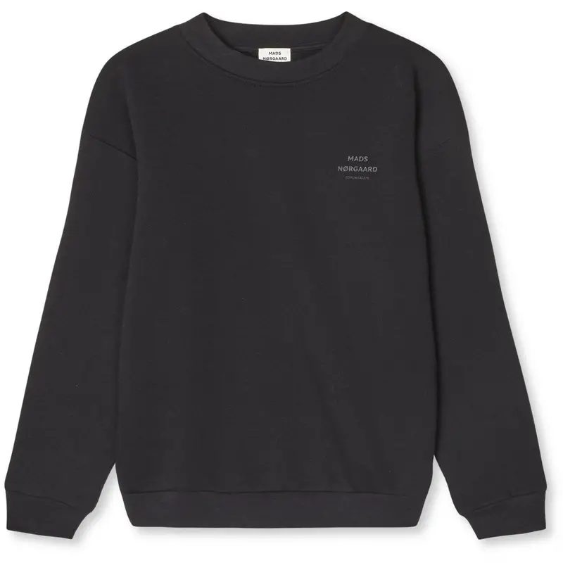 Mads Nørgaard Jet Black Mix Sweat Sonar Sweatshirt 1