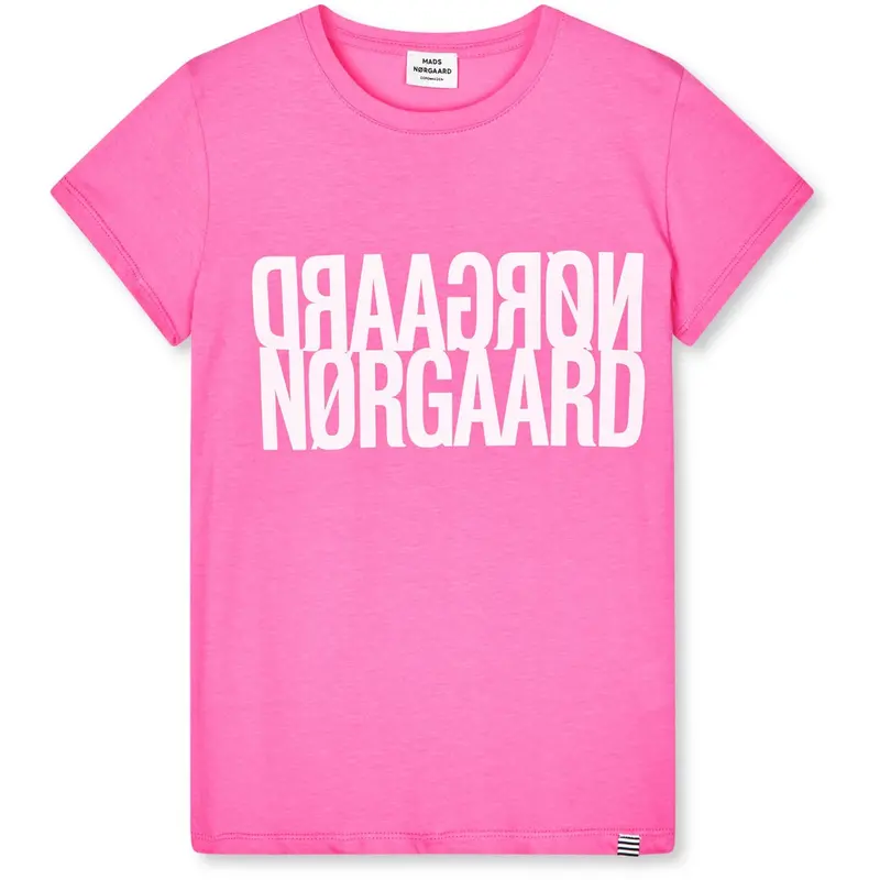 Mads Nørgaard Knockout Pink Single Organic Tuvina Tee 1
