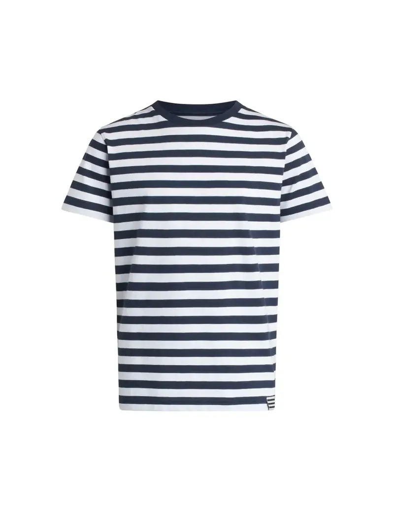 Mads Nørgaard Navy/White Organic Midi Thorlino Tee Fav 1