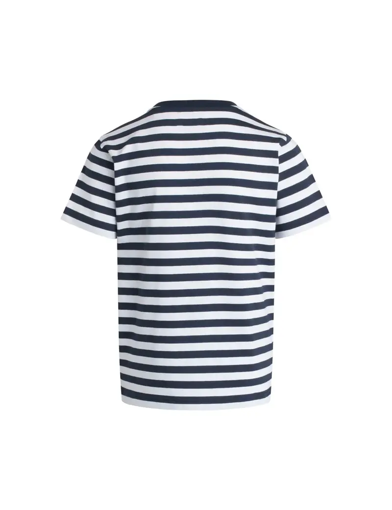 Mads Nørgaard Navy/White Organic Midi Thorlino Tee Fav 3