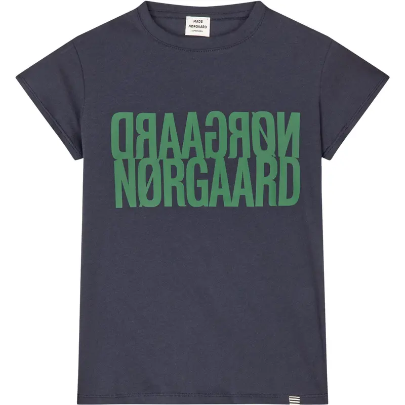 Mads Nørgaard Parisian Night Single Cotton Tuvina Logo Tee 1