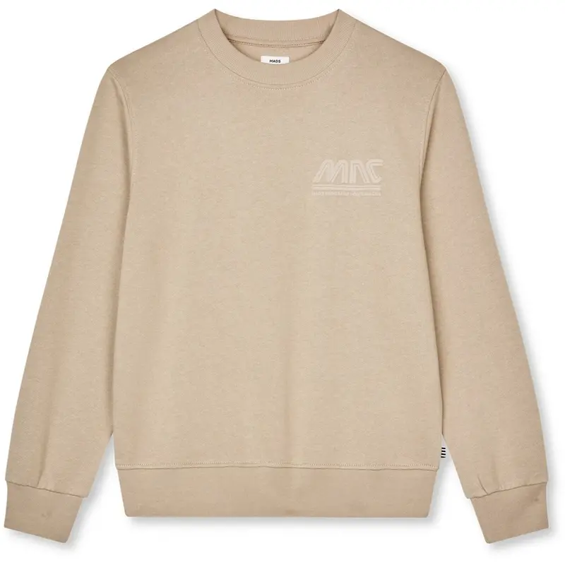 Mads Nørgaard Plaza Taupe Light Original Sweat Solo Sweatshirt 1
