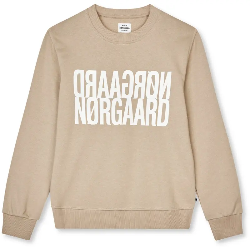 Mads Nørgaard Plaza Taupe Light Original Sweat Talinka Sweatshirt 1