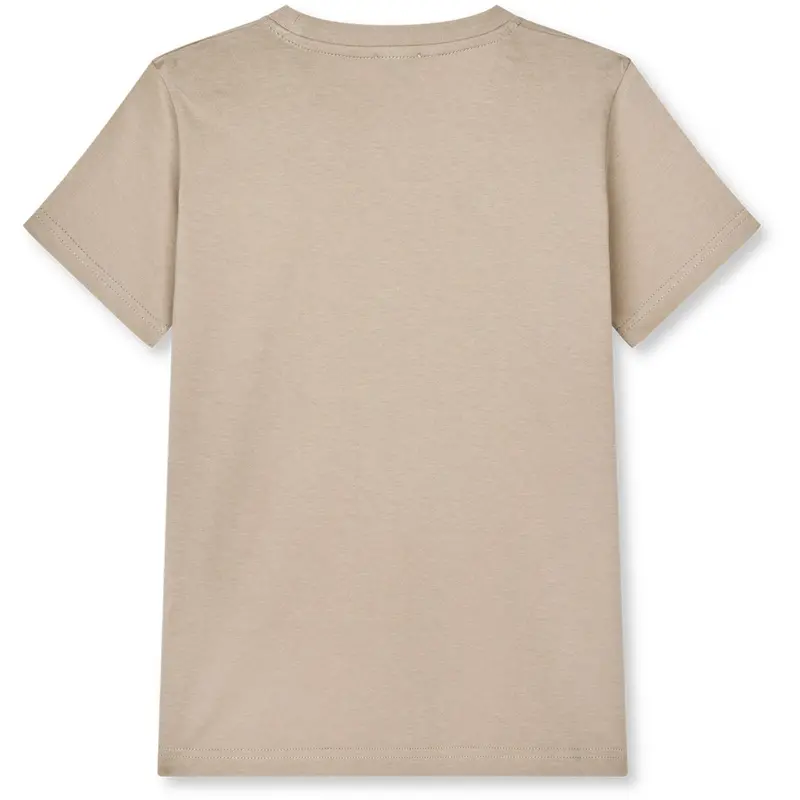 Mads Nørgaard Plaza Taupe Printed Tee Thorlino Logo Tee 2