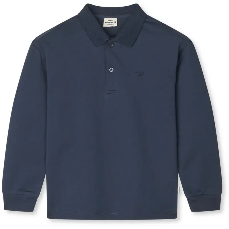 Mads Nørgaard Sky Captain Light Terry Jan Polo L/S 1