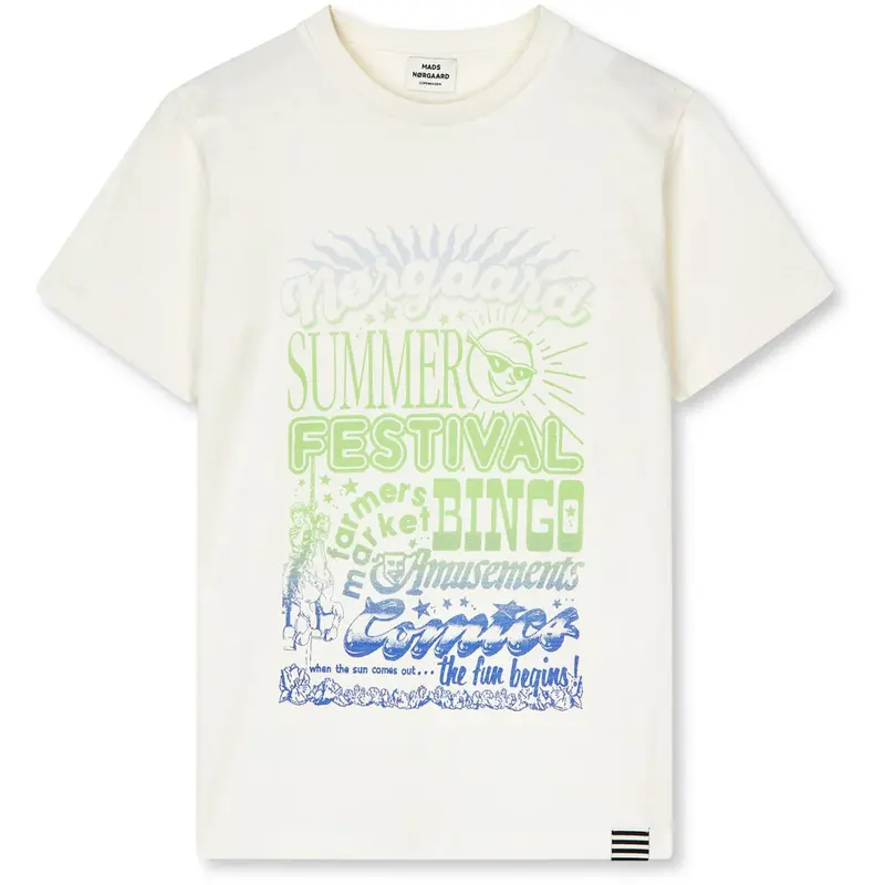Mads Nørgaard Snow White/Festival Printed Tee Thorlino Tee 1