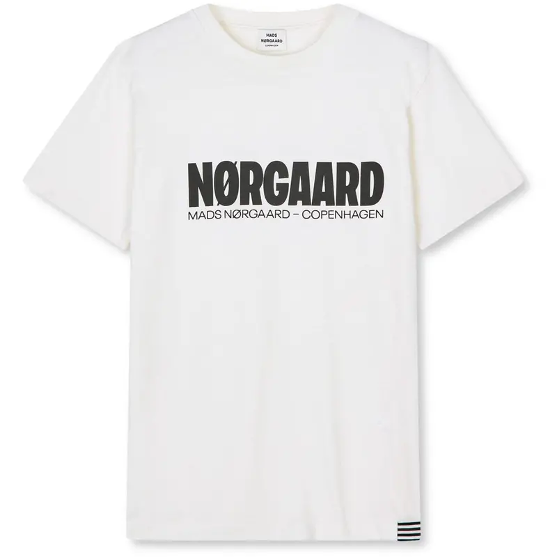 Mads Nørgaard Snow White Printed Tee Thorlino Tee 1