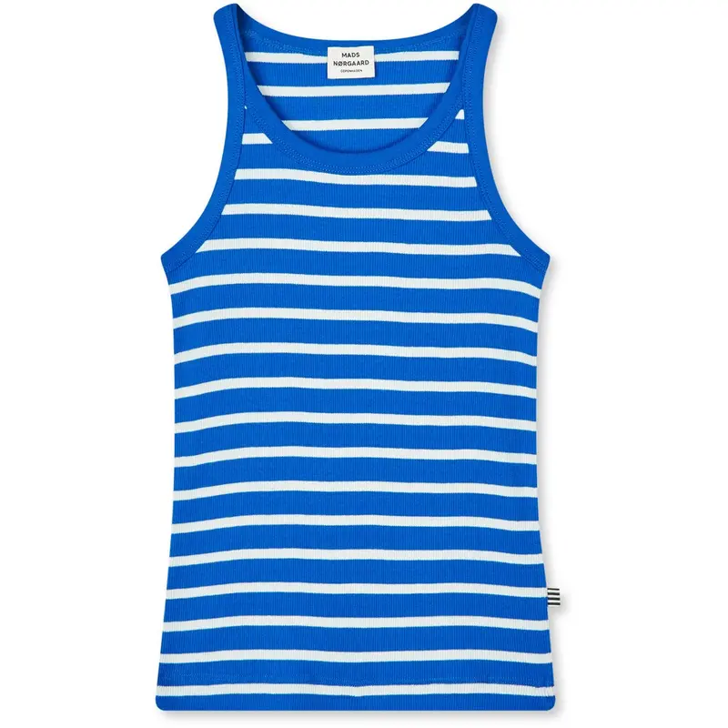 Mads Nørgaard Surf The Web/Vanilla Ice 2X2 Cotton Stripe Carinila Top 1