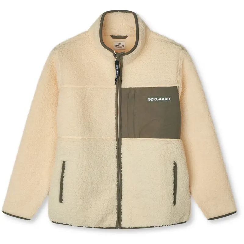 Mads Nørgaard Vanilla Custard Teddy Fleece Jeffo Jacket 1