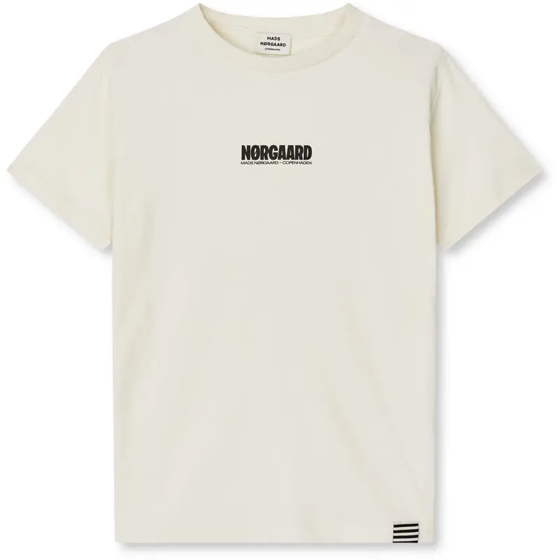Mads Nørgaard Vanilla Ice Printed Logo Thorlino Tee 1