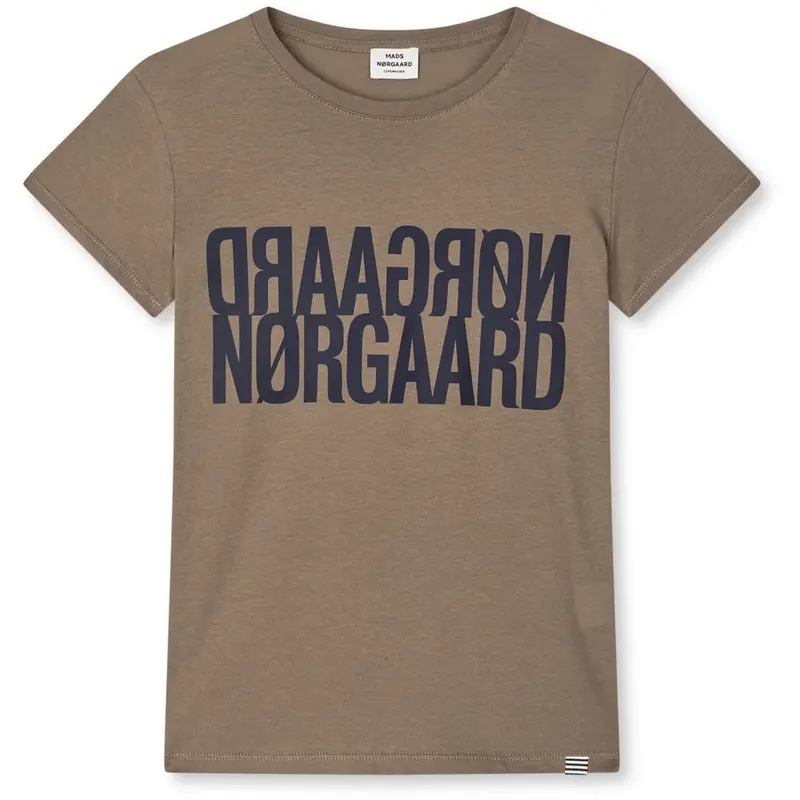 Mads Nørgaard Walnut Single Cotton Tuvina Tee 1