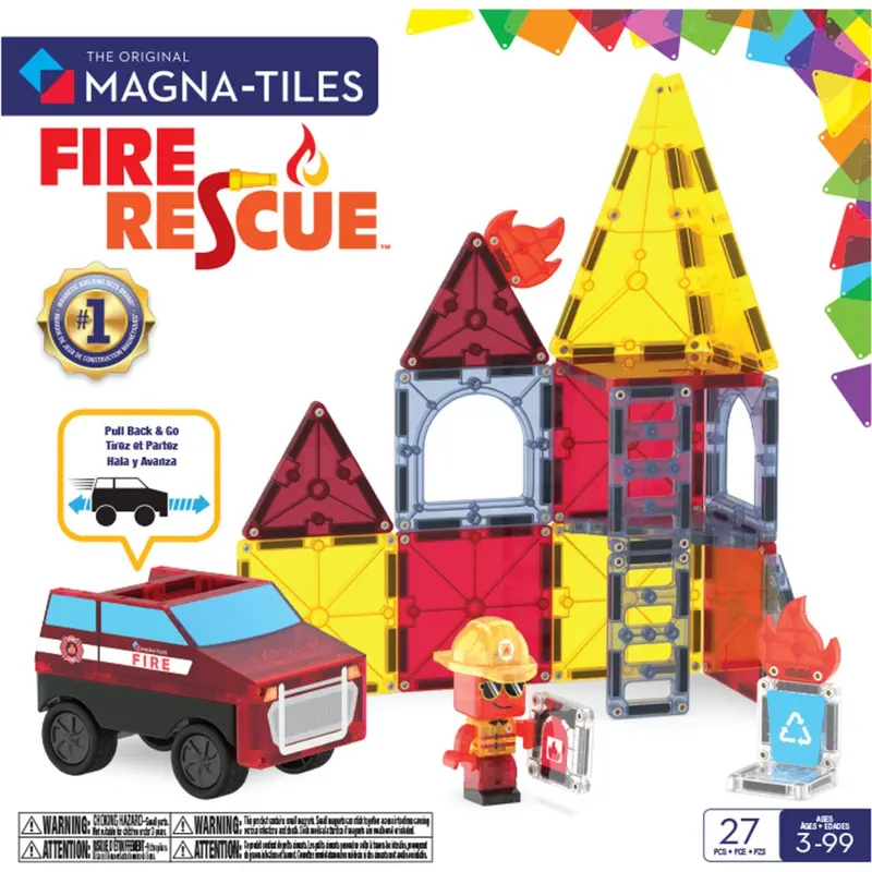 Magna-Tiles® Fire Rescue 27 Pcs 1