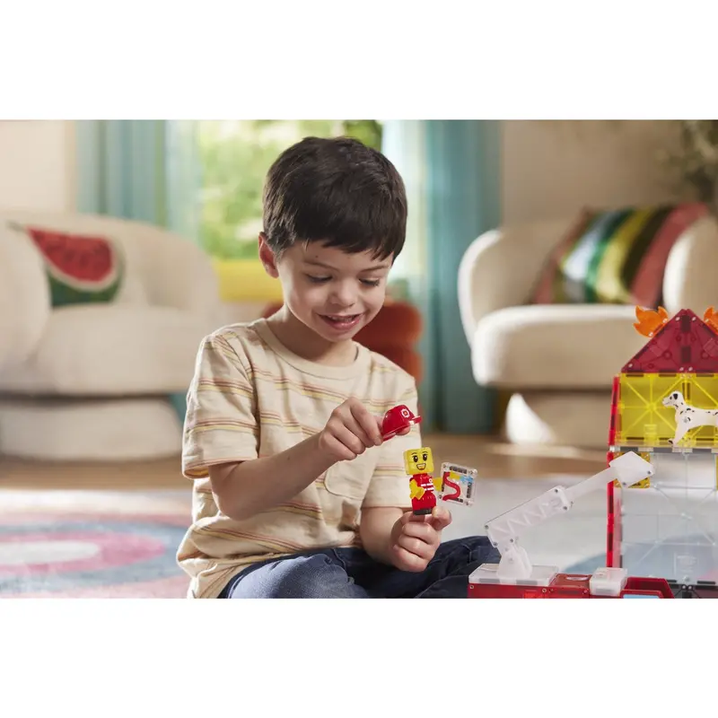 Magna-Tiles® Fire Station 50 Pcs 2